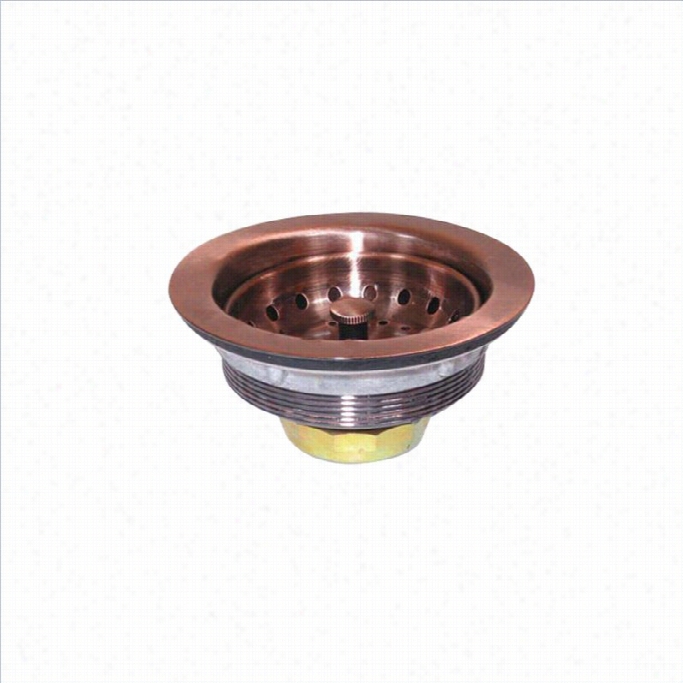 Yosemite Electroplated 3.5 Inch Strainer Drain In Copper