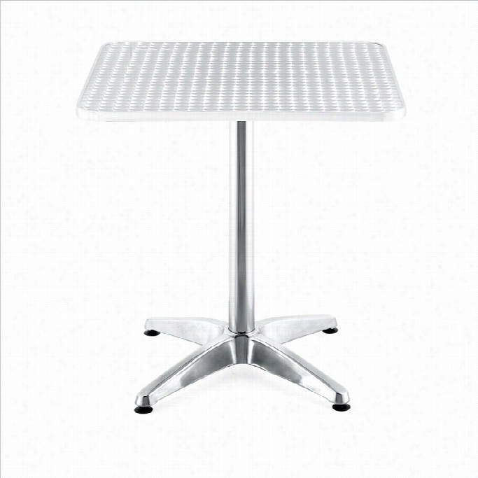 Zuo Outdoor Chritsabel Squaare Aluminum Table