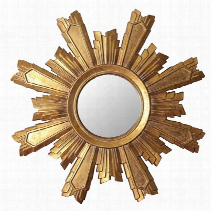 Abbyson Living Isabellasunburst Wall Mirror In Gold