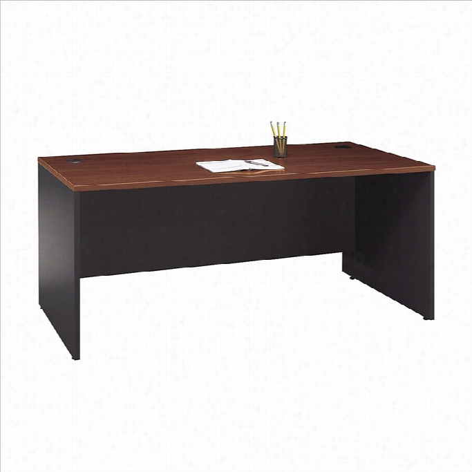 Bush Bbf Seris C 72w Desk Shell In Hansen Cherry