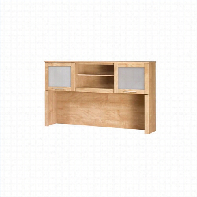 Bush Somerset Hutch For 60 Inch L-desk In Maple Cros