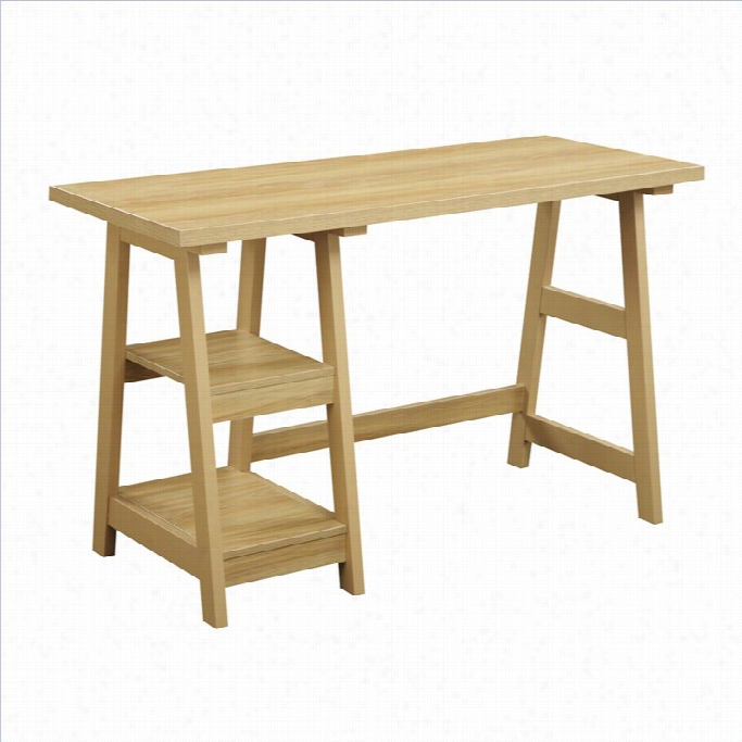 Convenience Concspts Designs2go Tretle Desk - Light Oak