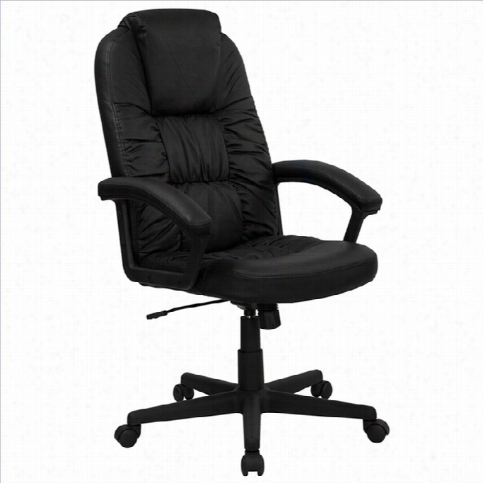 Flash Furnirure High Back Swivel Office Chair In Black