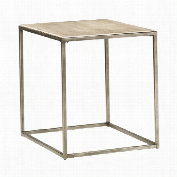 Hammary Modern Basics End Table In Textured Bronze