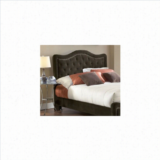 Hillsdale Trieste Array Headboard With Rails In Chocolate-queen
