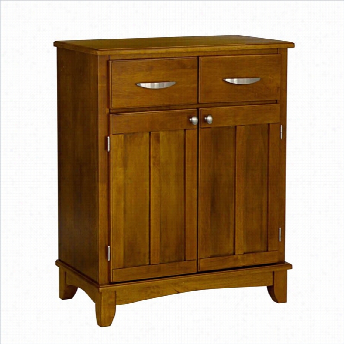 Home Styles Furniture Wood Buffet Server In Cottage Oak