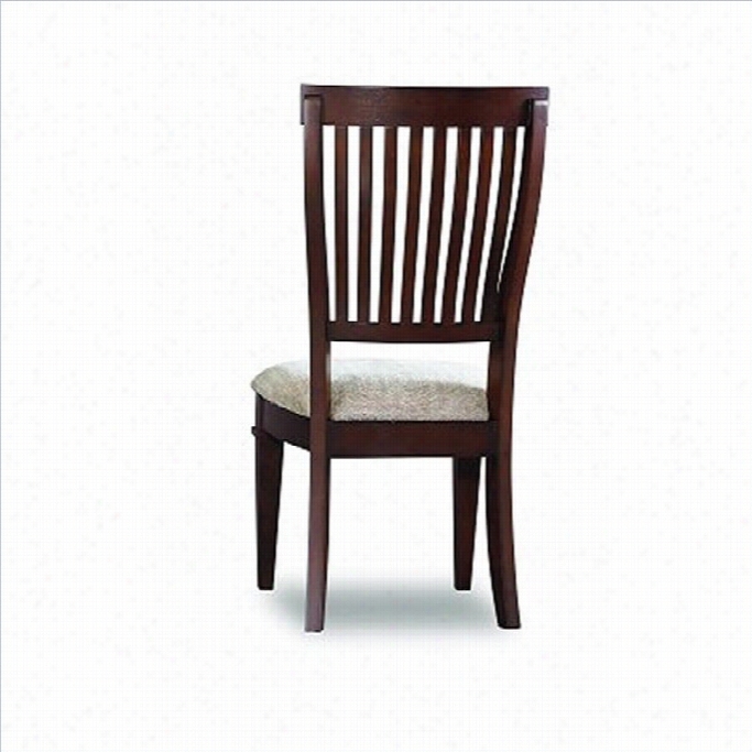 Hooker Furniture Abbott Lace Slat Bacck Dining Chair In Warm Cherry