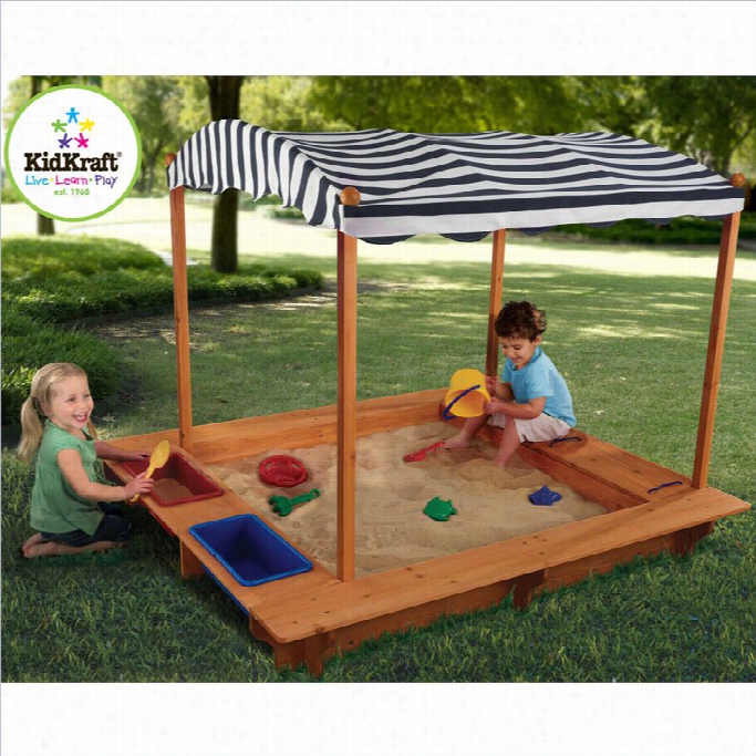 Kidkraft Outdoor Sandbox With Canopy