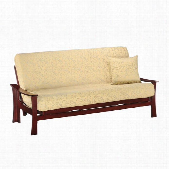 Night And Day Fuji Wood Full Futon Frame In Rosewood