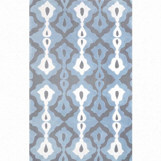 Nuloom 5' X 8' Hand Tufted Todd Rug In Slate Blue