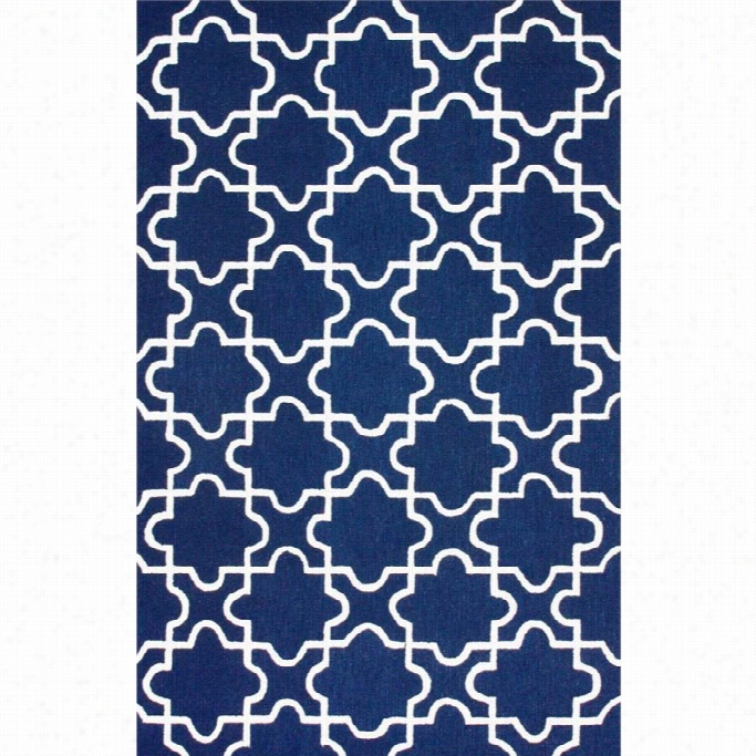 Nuloom 7' 6 X 9' 6 Hand Bent Gregoryarea Rug In Navy