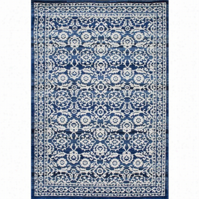 Nuloom 9' X 12' Turnbull Rug In Dark Blue