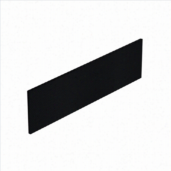 Offices To Go 64 X 17.25 Tack Board In Black  Fabric