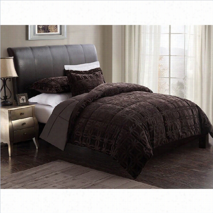 Pem America Small Marriage Ring Embsosed Comfortre Set In Brown-full