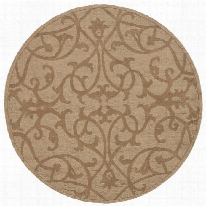 Safavieh Impressions Kindle Brown Contemporaru Rug - Round 5'