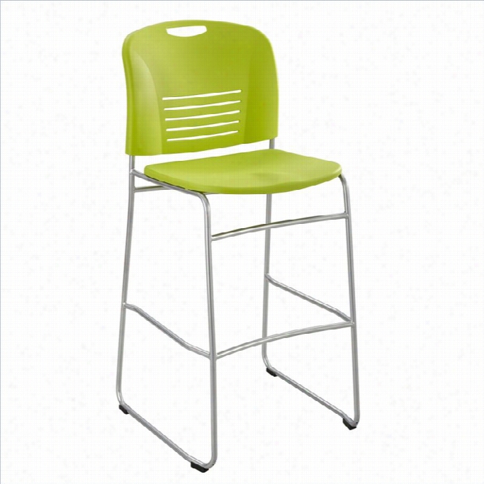 Safco Vy 31 Bistro Stool Sled Base In Graass