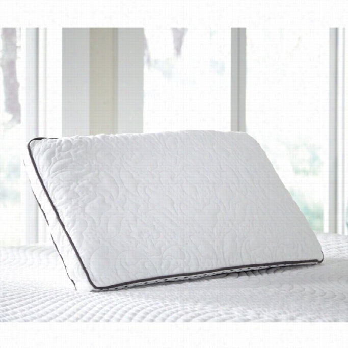 Sierrasleep Uqeen Dual Side Pillows In W Hite (set Of 2)