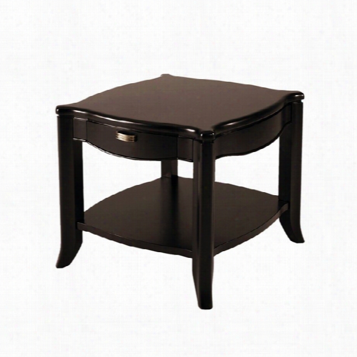 Somerton Signature End Tablein Dark Merlot