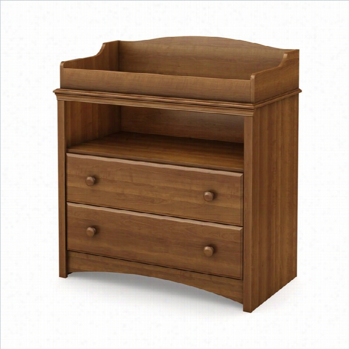 Southward Shore Angel Changing Table In Moorgan Cherry