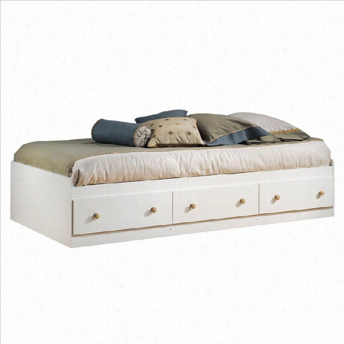 Soth Shore Newbury Twin Mates Bed In White
