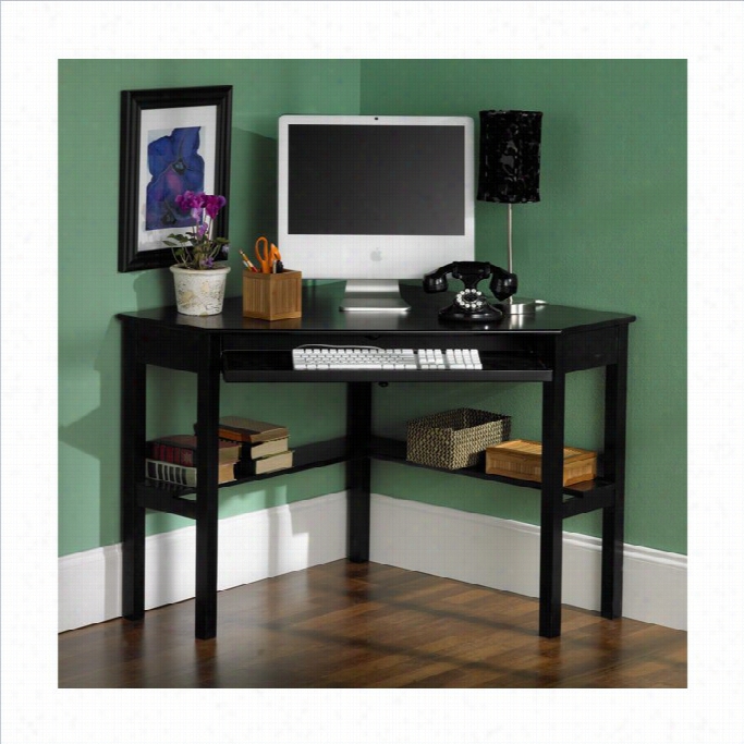 Southren Enterprises Alexande Rcorner Computer Desk I Npainted Black