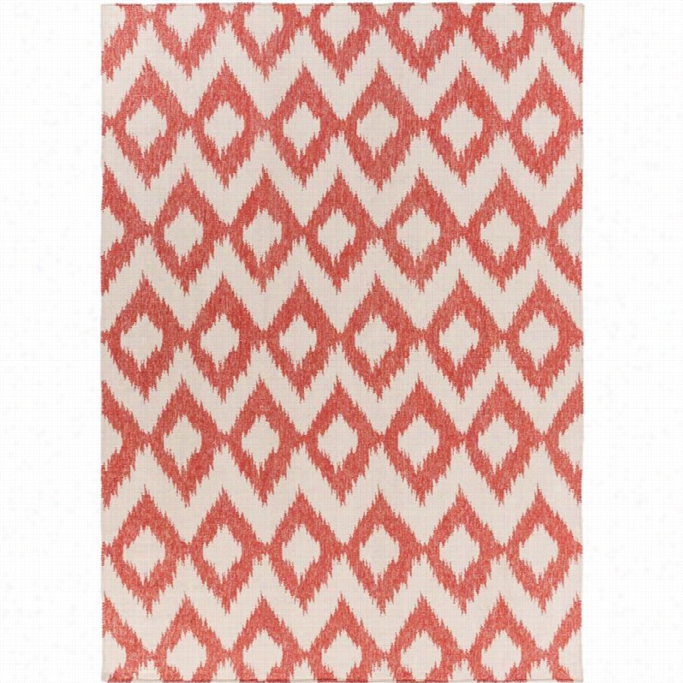 Surya Frotnier 8' X 1' Hand Woven Wool Rug In Orange