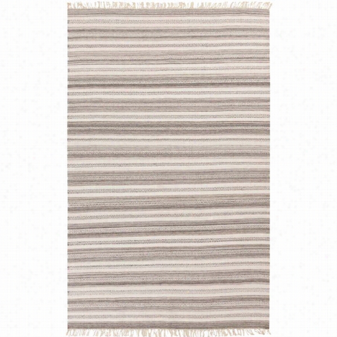 Surya Isabella 5'  7'6 Hand Woven Wwool Rug In Gray