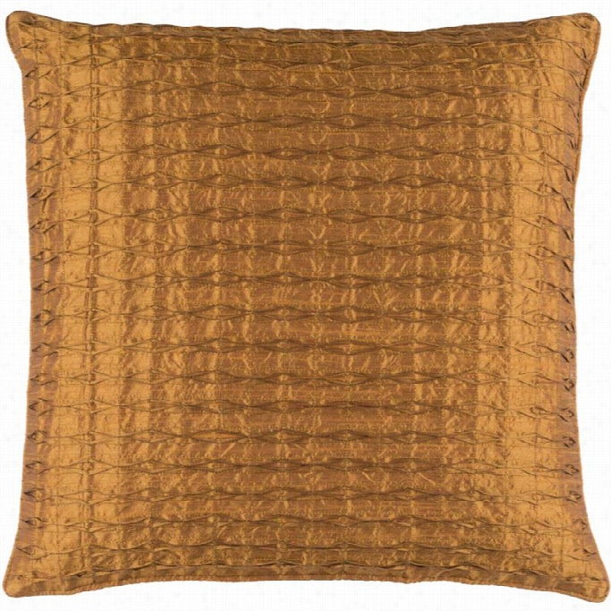 Surya Rutledge Down Full 22 Square Pillow In Tan