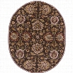 Surya Caesar 8' x 10' Oval Hand Tufted Wool Rug in Brown