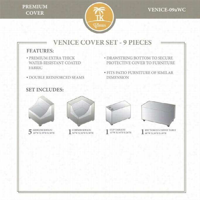 Tkc Venice 9 Piece Winter Cover Set In Beige