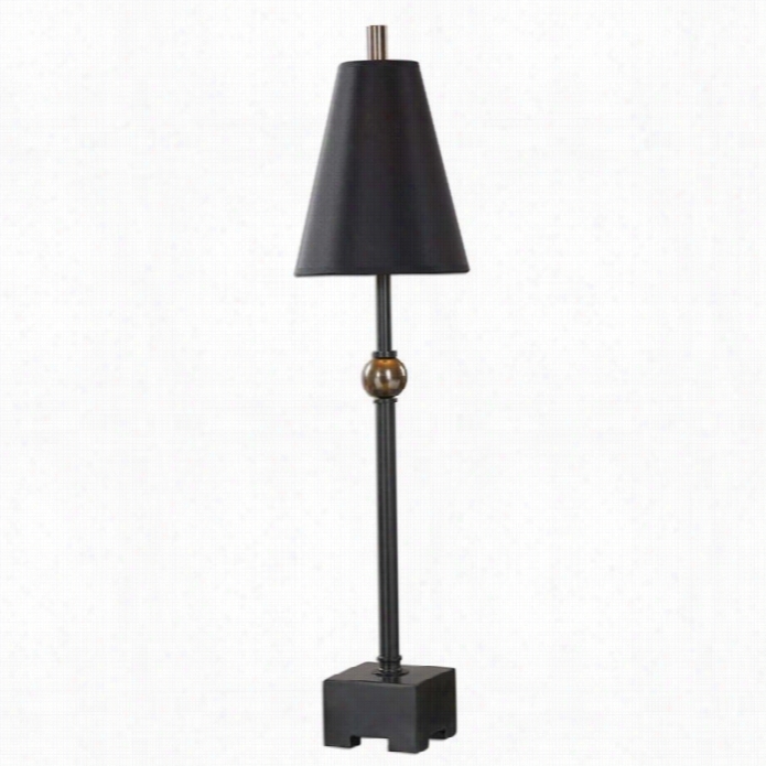 Utermost Shawwnee Rist Black Buffet Lamp