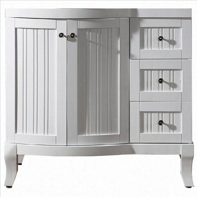 Virtu Usa Khlaeesi 36 Bathroom Vanity Cabinet In Pale