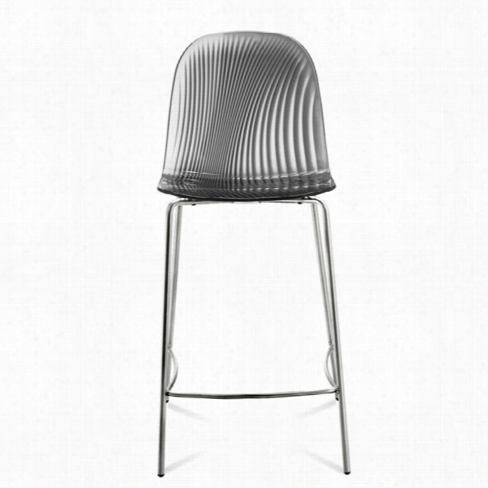 27 Bar Stool In Transparent Smoke