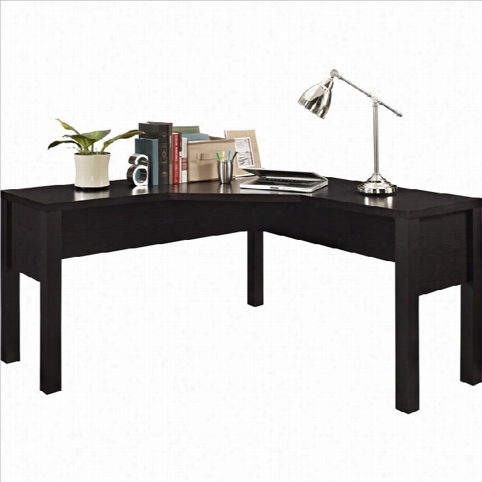 Altra Furniture Princetonn L Desk For Home Office In Espresso