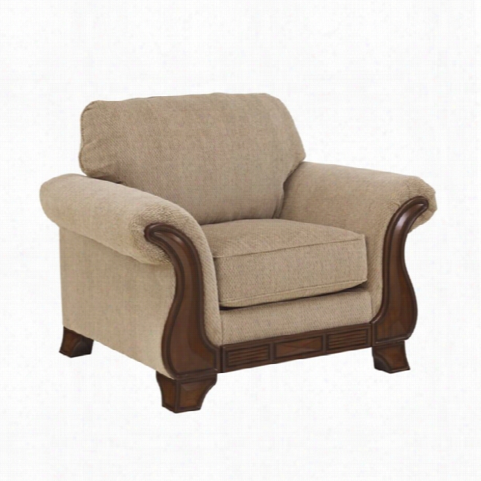 Ashley Lanett Fabric Accent Chair In Barle