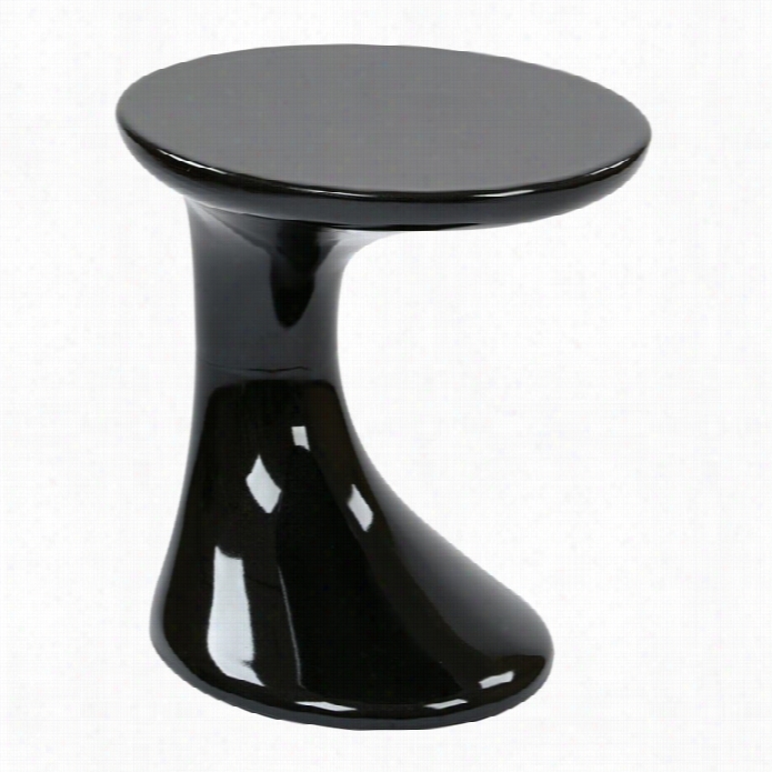 Avenue Six Slici End  Table In High Gloss B Lack