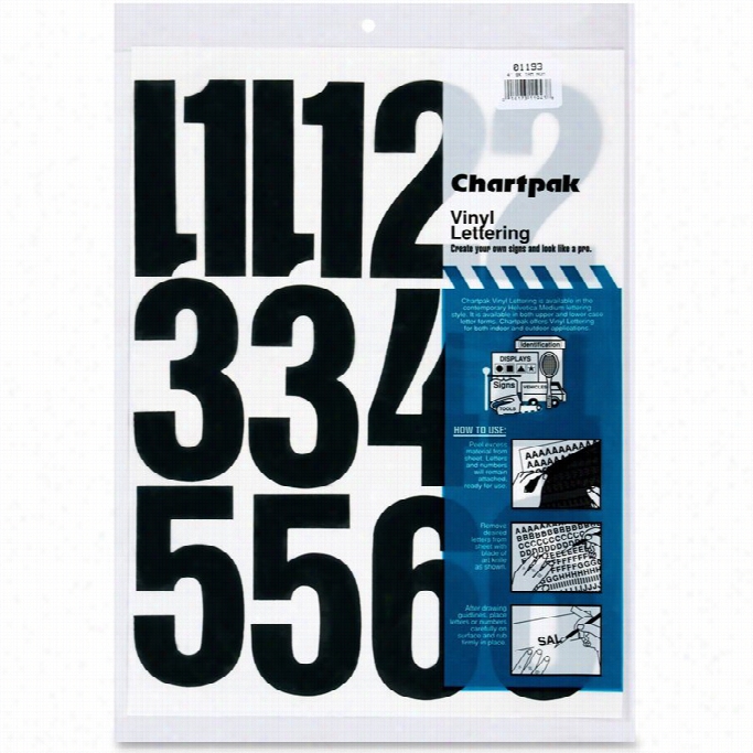 Chartpak Vinyl Numbers