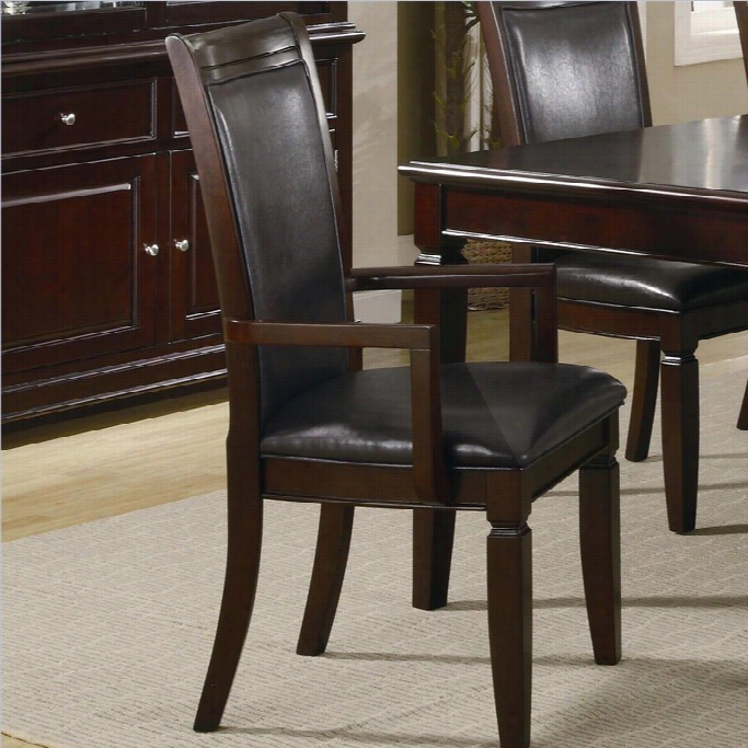 Coaster Ramona Formalarm Dining Chair In Walnut