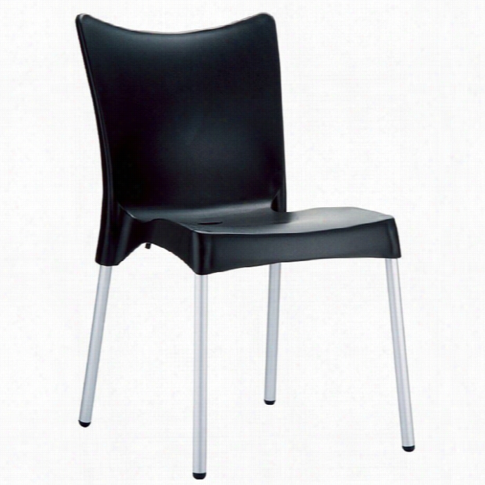 Compamia Juliette Resin Dining Chair In Black