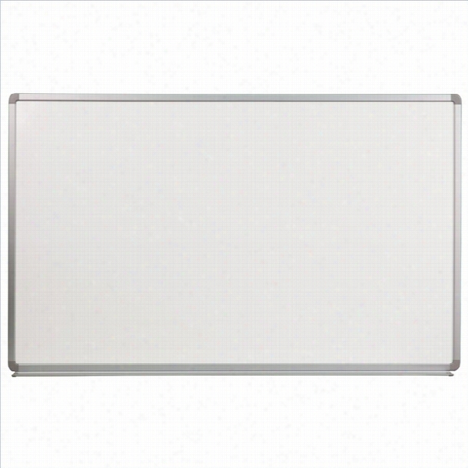 Flash Furniture 36 X 60 Porcelain Mag Netic Marker Board In White