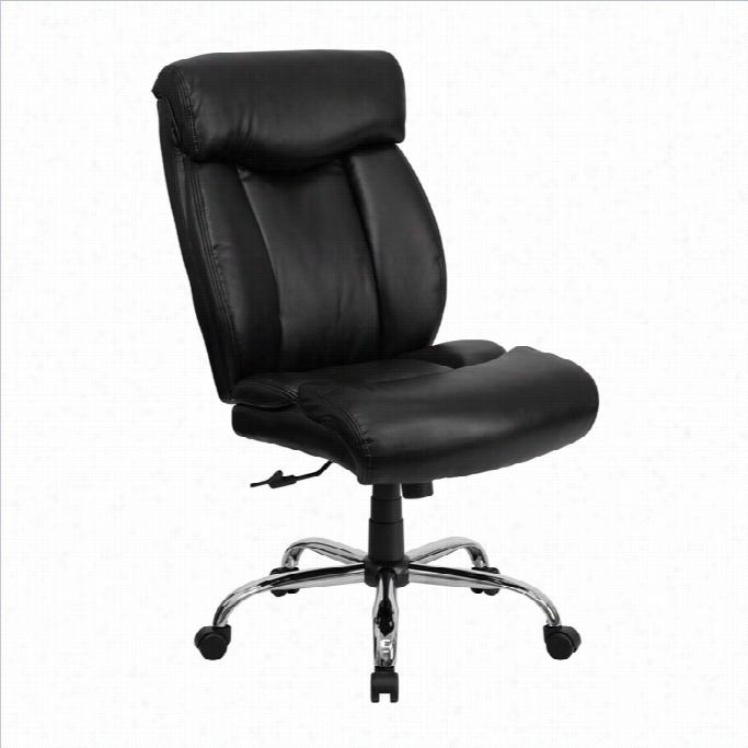 Flash Furniture Hercules Leather Offi Ce Chair In Black