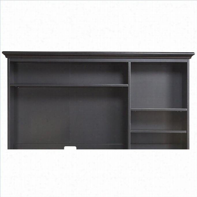 Homestar Renovations By Thomsvi1le 2 Shelf Tall Desk Hutch I Vintage Ebony