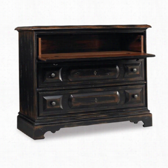 Hopker Furniture 3 Drawer Chest With Drop Front