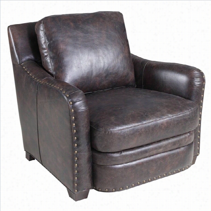 Hooker Furniture Leather Chair In Carriage