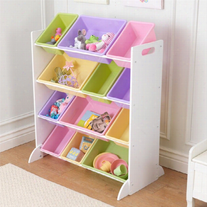 Kidkaft Sort It And Store It 12 Bin Unit In White In The Opinion Of Pastel Binss