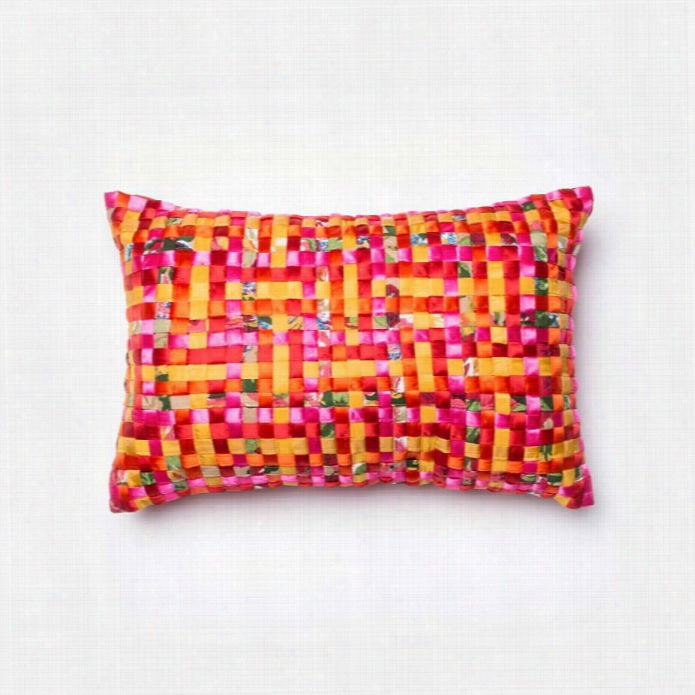 Loloo 1'1 X 1'9 Odw Npillow In Pink And Orange