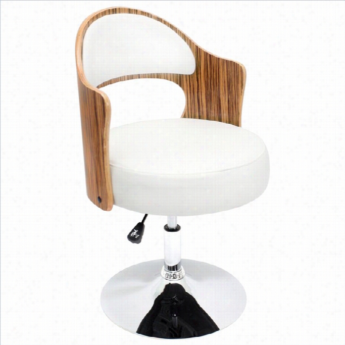 Lumisource Cello Dinning Chair In Brown And Pure