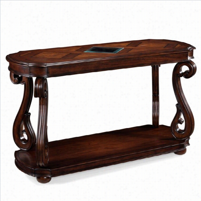 Magnussen Hrcourt Wood Rectangulaf Sofa Table