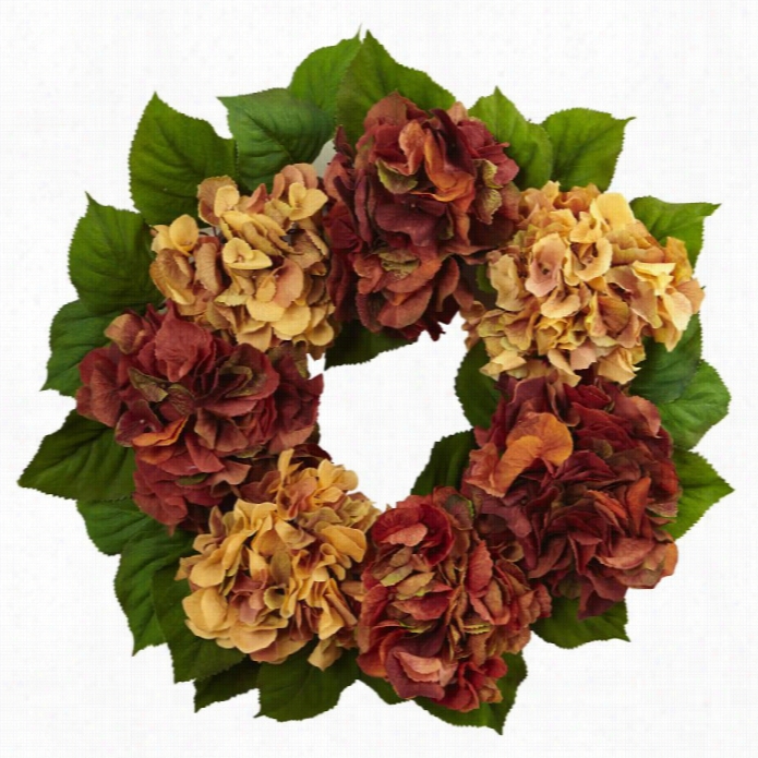 Nearly Naturak Autumn Hydrangea Wreath