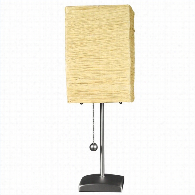 Oriental Furniture 17 Yoko Table Lamp In Beige